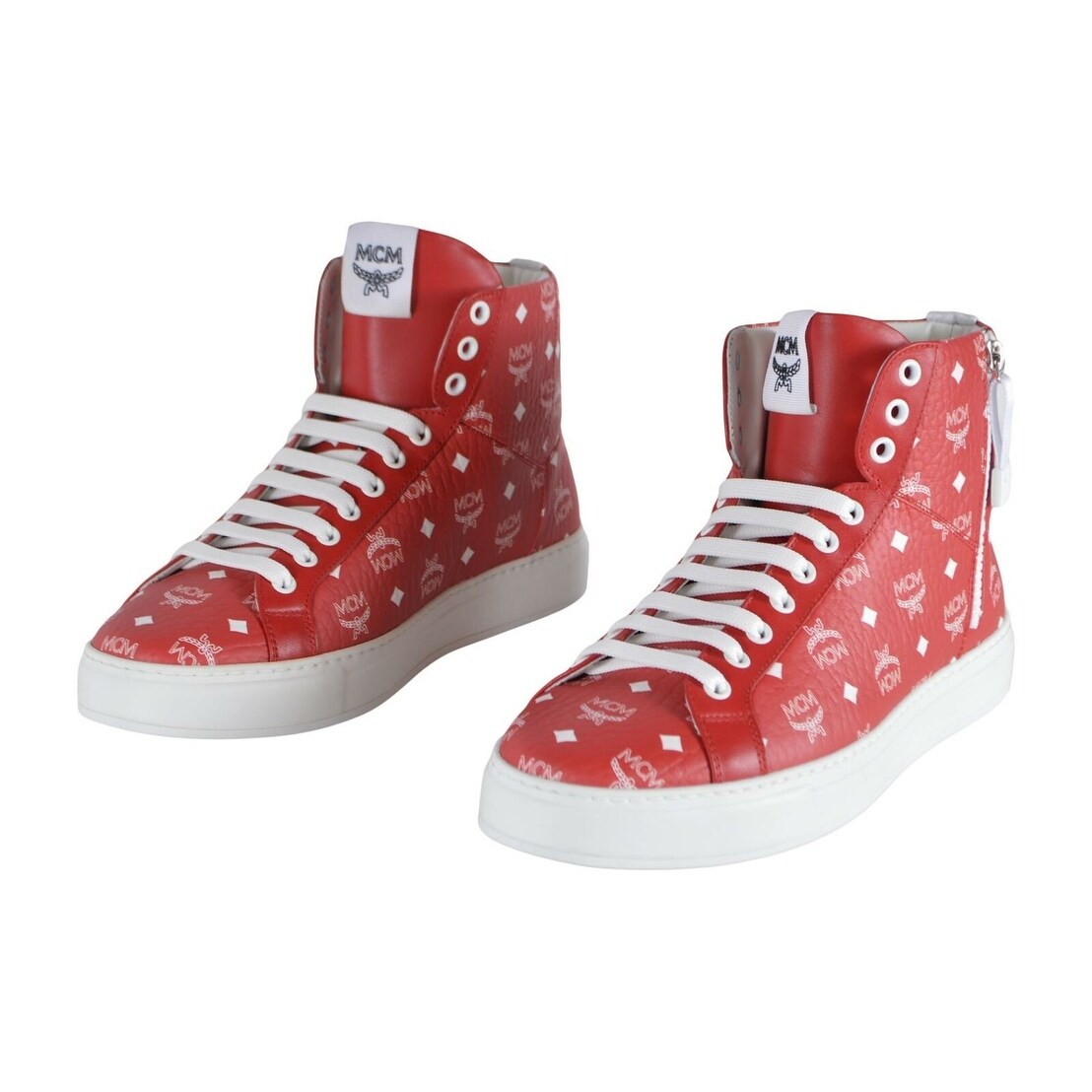 mcm high top sneakers