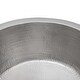 preview thumbnail 4 of 8, 14-in Round Hammered Copper Bar Sink in Nickel w/ 2-in Drain Opening (BR14EN2)