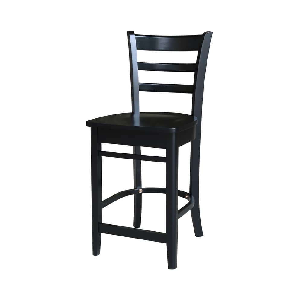 International Concepts Solid Wood Emily Dining Stool