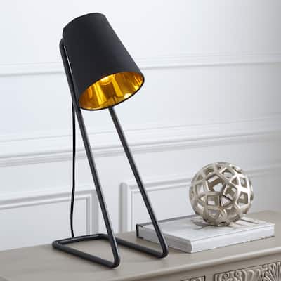 SAFAVIEH Lighting Guarnere 19-inch Task Table Lamp - 12 in. W x 6 in. D x 20 in. H