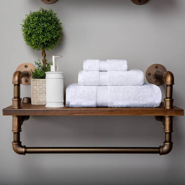 Marche Egyptian Cotton 3 Piece Towel Set by Miranda Haus