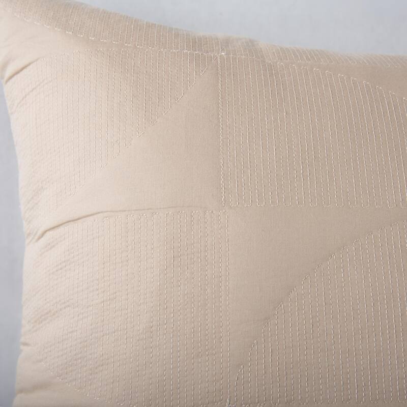 Rizzy Home Modern Geometric Block Solid Throw Pillow