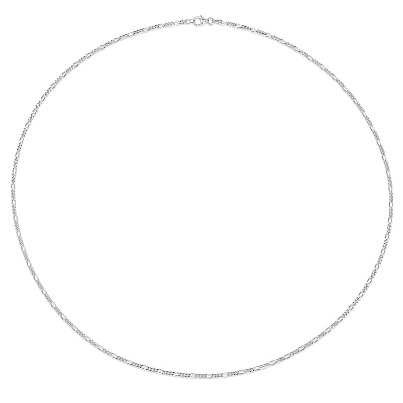 Miadora Sterling Silver Rope Chain Necklace