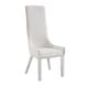 Gianna Dining Chair (Set-2) in White PU and Stainless Steel - On Sale ...