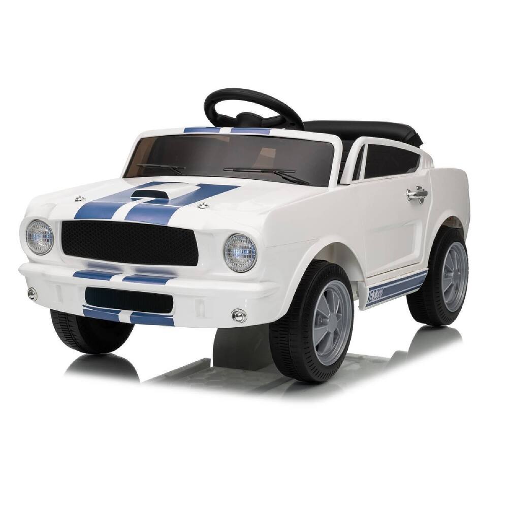12v Electric Vehicle Licensed Shelby GT350 Ride on Car Toy for Kids Best Gifts