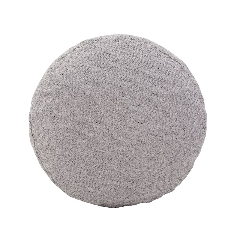 Allan Andrews Round Foot Pouf Panama Stone