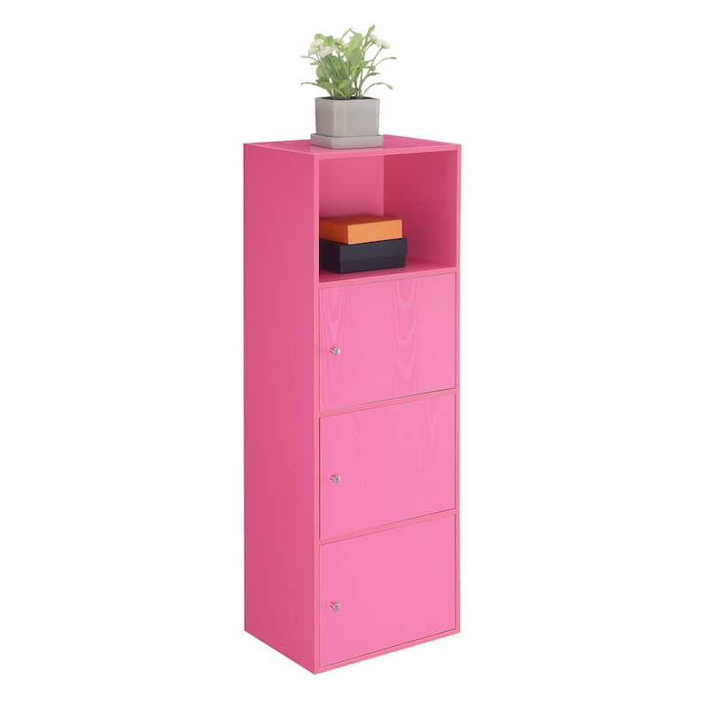 Convenience Concepts Xtra Storage 3 Door Cabinet with Shelf