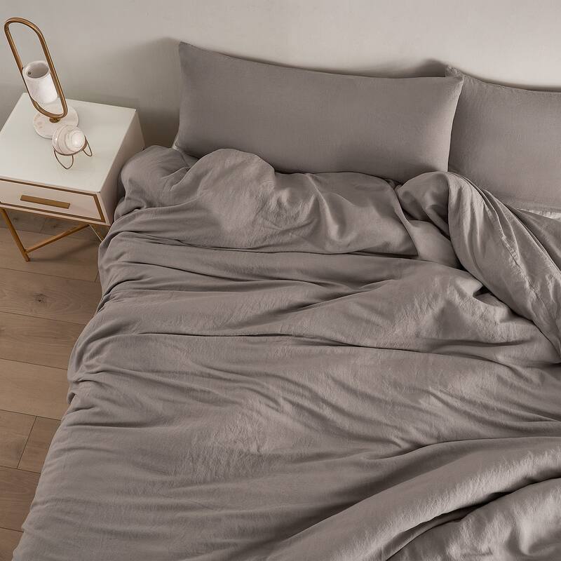 Dark Sky Reserve® - Bamboo Linen Oversized Duvet Cover - Portugal Made