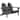 Hanniford Poly Adirondack 49 Inch Folding Bench