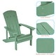preview thumbnail 78 of 102, BONOSUKI Patio Adirondack Chair w/Cupholder,Weather Resistant-Set of 4