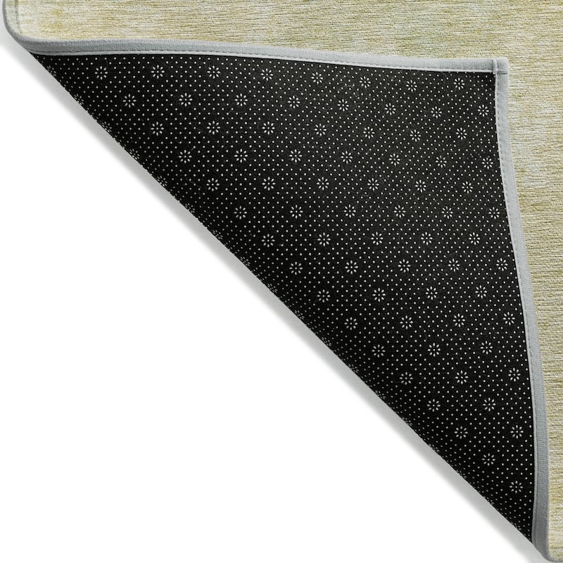 Machine Washable Indoor/ Outdoor Modern Ombre Chantille Rug