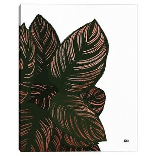 Calas 3 (rose gold) Canvas Art Print