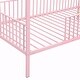 preview thumbnail 49 of 48, Metal House Bed with Fence, With Trundle