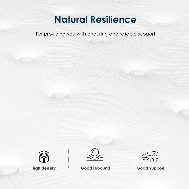 12 Inch Hybrid Mattress in a Box with Gel Memory Foam Mattress, Medium Firm Mattress for Pressure Relief, Strong Edge Support