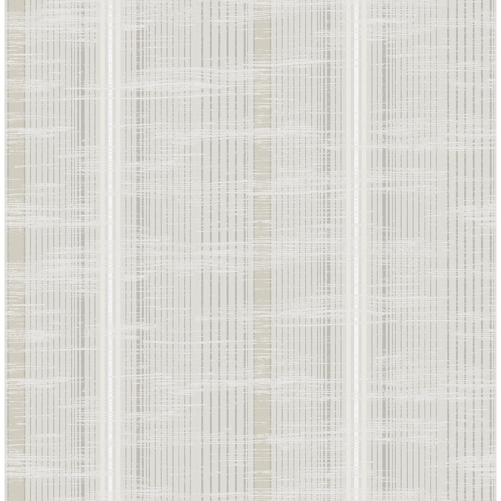 Seabrook Designs Longthorpe Stripe Unpasted Wallpaper