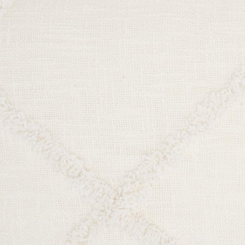 Mina Victory Distressed Diamond Boho Throw Pillow