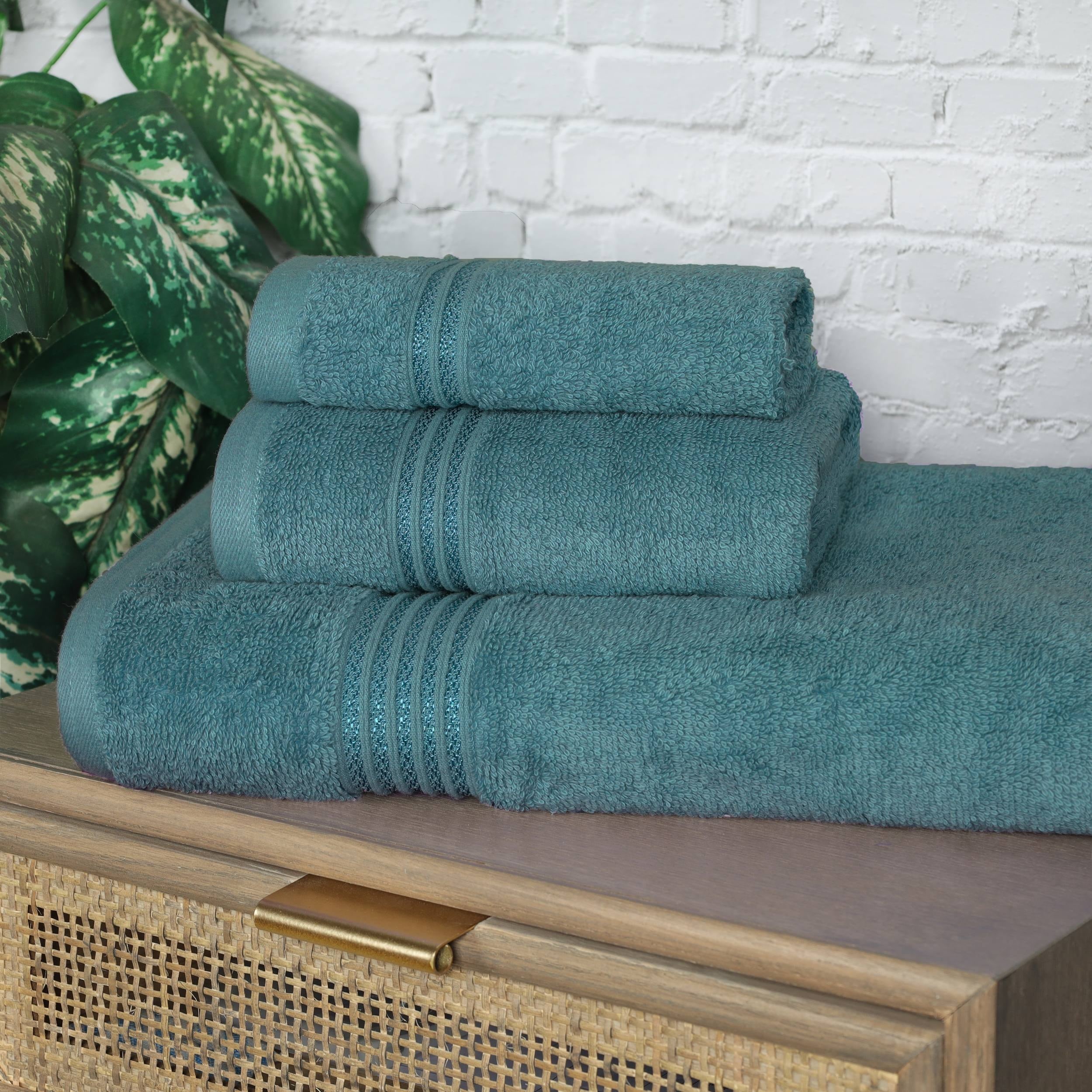 Superior Heritage Egyptian Cotton Absorbent 3-Piece Towel Set