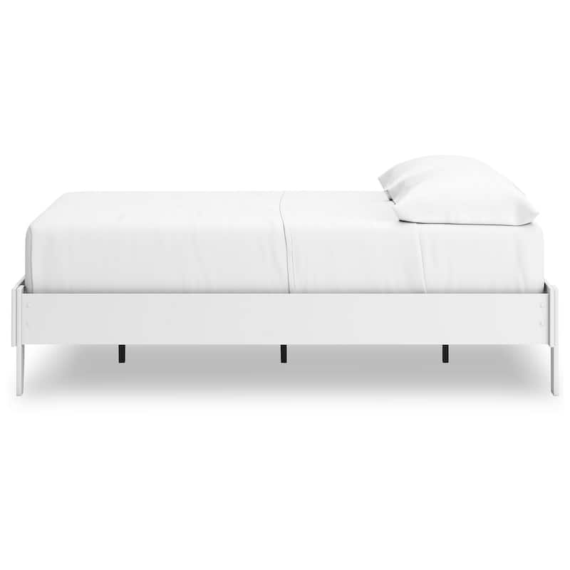 Signature Design by Ashley Hallityn White Full Platform Bed