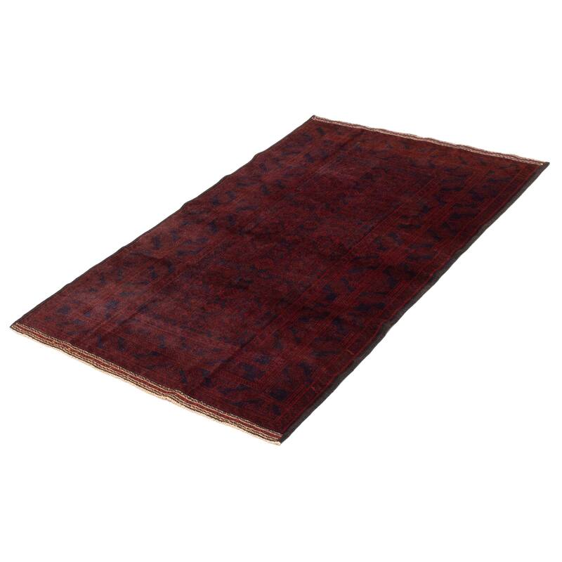 Teimani Red Rug 4'4" x 7'1" - 4'4 x 7'1