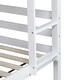 preview thumbnail 17 of 16, Bunk Bed with Shelves , Rubber Wood Bed with Shelves Headboard, Safety Guardrails and Ladder, Convertible to 2 Beds