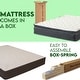 preview thumbnail 6 of 5, Onetan Mattress and Box Spring Set, 10-Inch Medium Pillow Top Hybrid Mattress and 5" Wood Simple Assembly Box Spring,