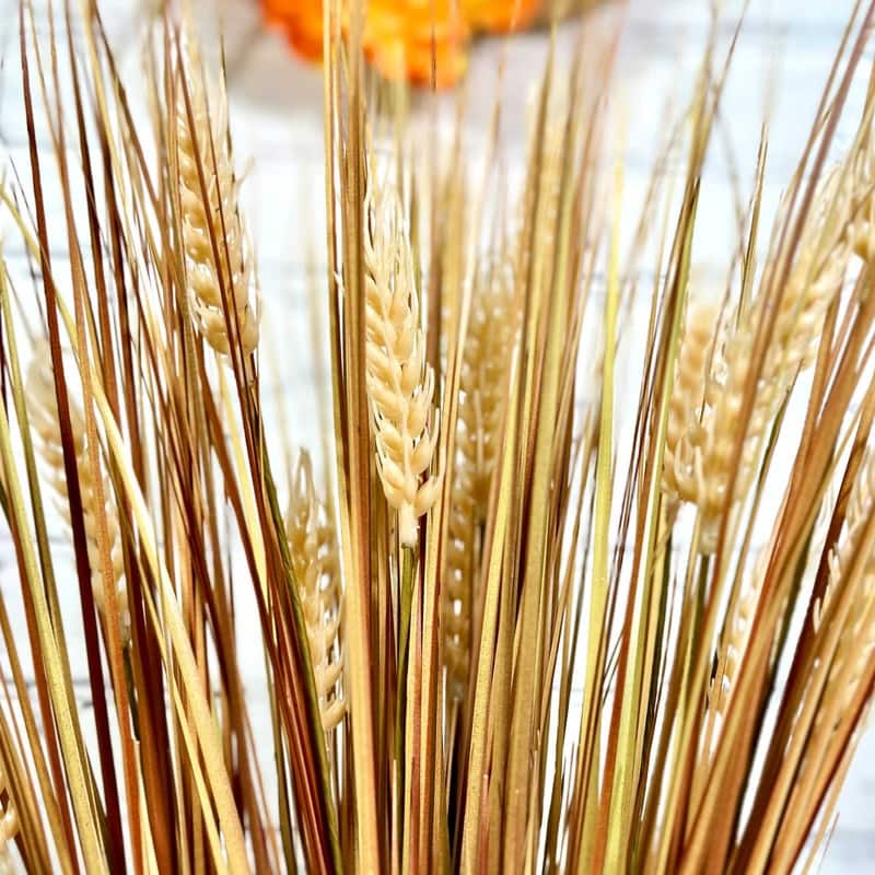 Realistic Faux 28 Inch Wheat Grass For Fall decor, Set of 2 - ABN3B001-GLD-2