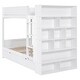 preview thumbnail 11 of 55, Bunk Bed Wood Storage Bed Frame w/ 2 Drawers, Multi-Layer Cabinet