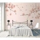 Sakura Flower Cherry Blossom Asiatic Removable Textured Wallpaper - On ...