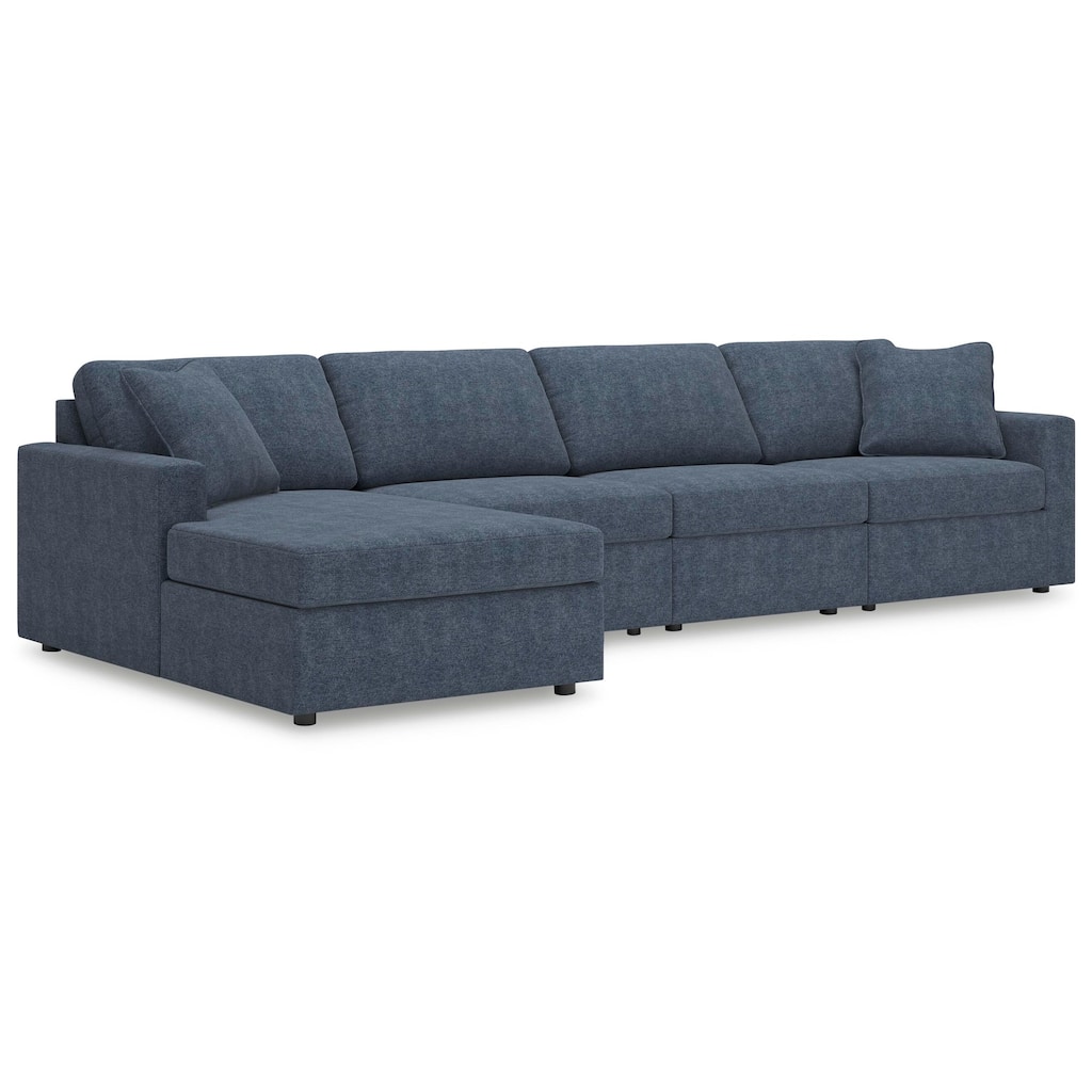 Signature Design by Ashley Modmax 4-Piece Sectional with Chaise - 140"W x 68"D x 36"H