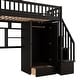 preview thumbnail 29 of 33, Twin size Loft Bed with Bookshelf,Drawers,Desk,and Wardrobe