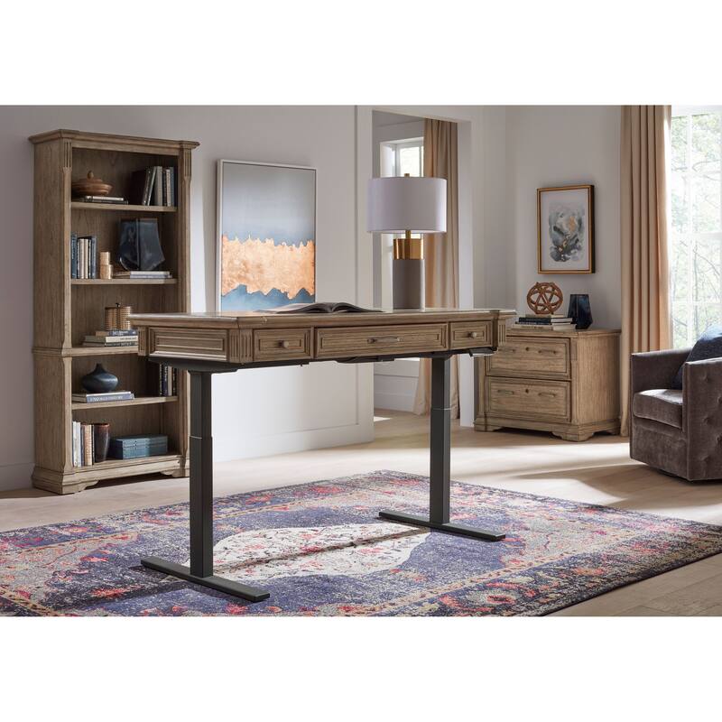 Traditional Wood Lateral File, Storage File Drawer, Office File Drawer, Fully Assembled Light Brown