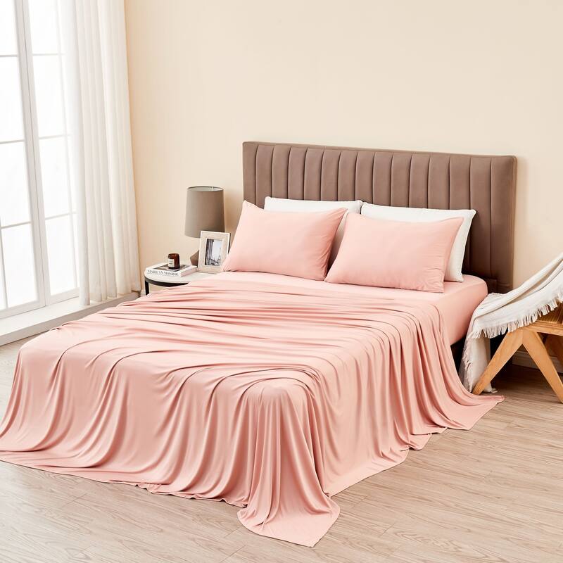 Premium Ultra-soft Deep Pocket Performance Solid Sheet Set
