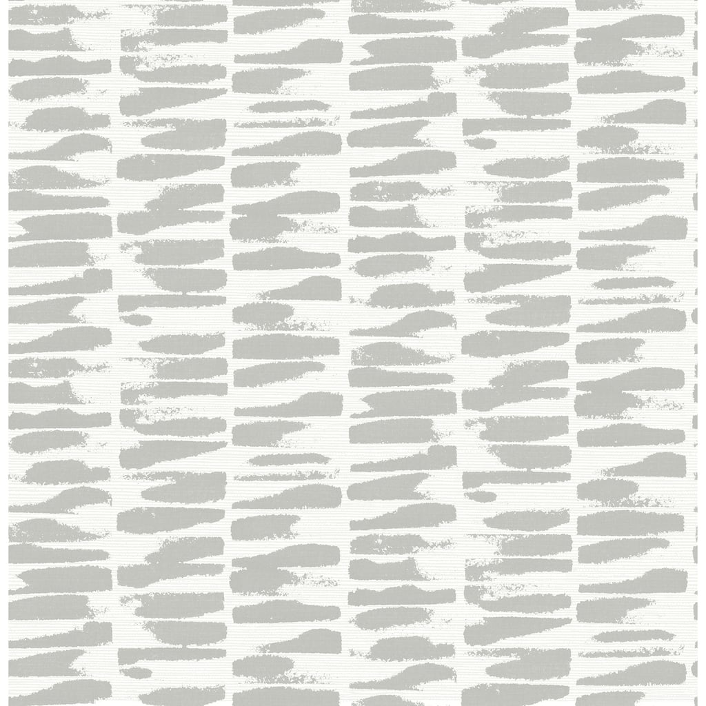 A-Street Prints Myrtle Grey Abstract Stripe Wallpaper