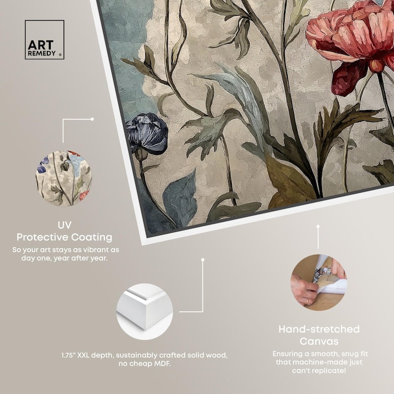 Hued Blossom III Canvas by Art Remedy