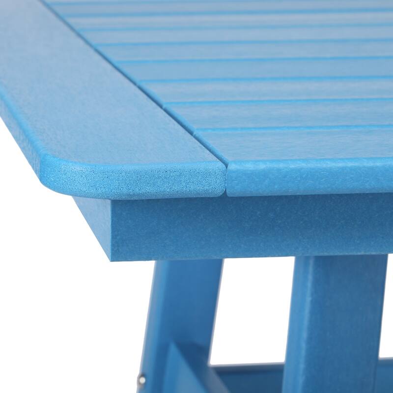 Laguna Hdpe All Weather Outdoor Patio 30" Square Counter Bistro Table