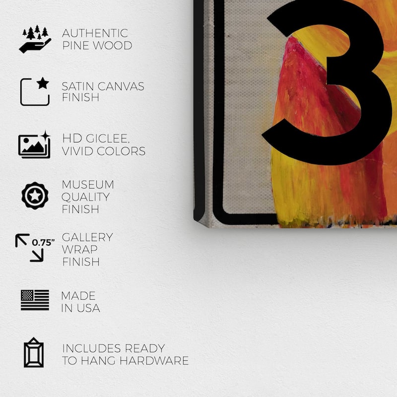 Wynwood Studio JJ Hammond - Speed Limit 35 Modern & Contemporary Wall Art Canvas Print