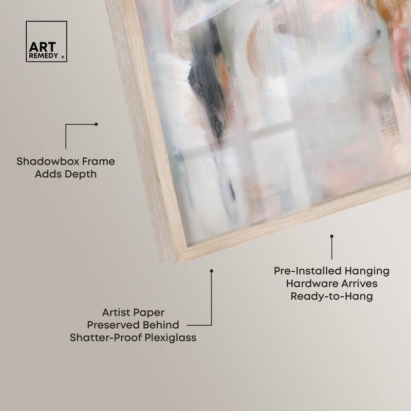 Drifting Colors II Shadowbox by Art Remedy