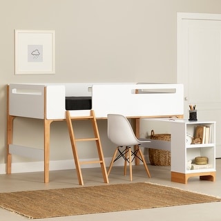 South Shore Bebble Loft Bed with Desk