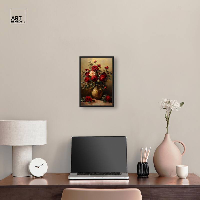 Lavish Lily Lament Canvas by Art Remedy