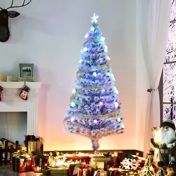 5 ft pre lit multicolor christmas tree sale