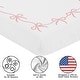 preview thumbnail 5 of 4, Sweet Jojo Designs Pink Bows Girl Photo Op Fitted Crib Sheet -Elegant Cute as a Bow for the Ballerina Ballet Princess Collection
