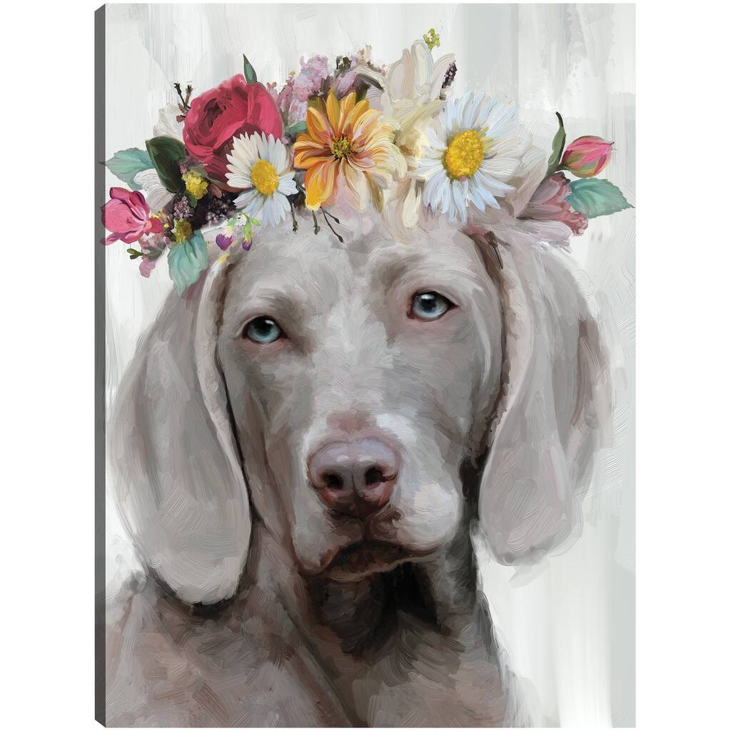 Flower Power IV By Studio Arts Canvas Art Print