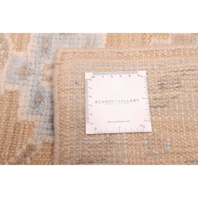 ECARPETGALLERY Hand-knotted Finest Oushak Tan Wool Rug - 8'0 x 10'3
