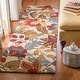 preview thumbnail 6 of 64, SAFAVIEH Handmade Blossom Christiana Modern Floral Wool Rug 2'3" x 10' Runner - Ivory/Multi - Runner