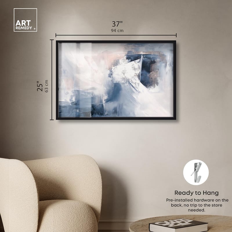 Blue Rapture II Shadowbox by Art Remedy