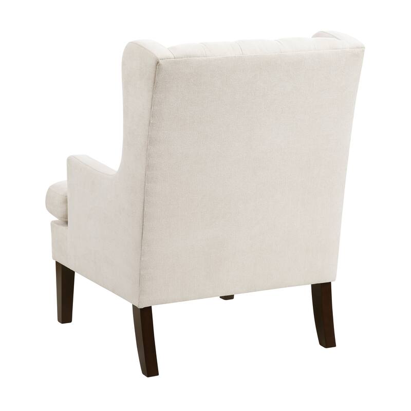 Haven 29" Textured Accent Chair - Button-tufted Chair Back