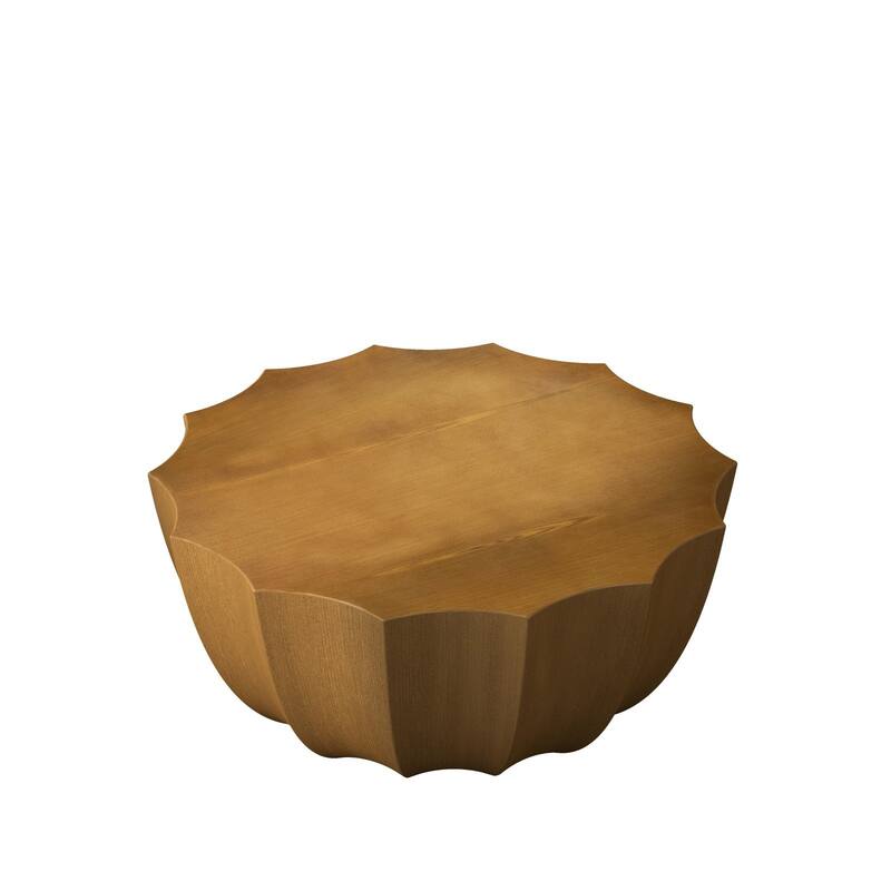 35.43" Modern Coffee Table, MgO Cement Coffee Table