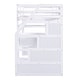 preview thumbnail 16 of 16, Twin Loft Bed with Desk and Shelves, Drawers, Storage Staircase, White