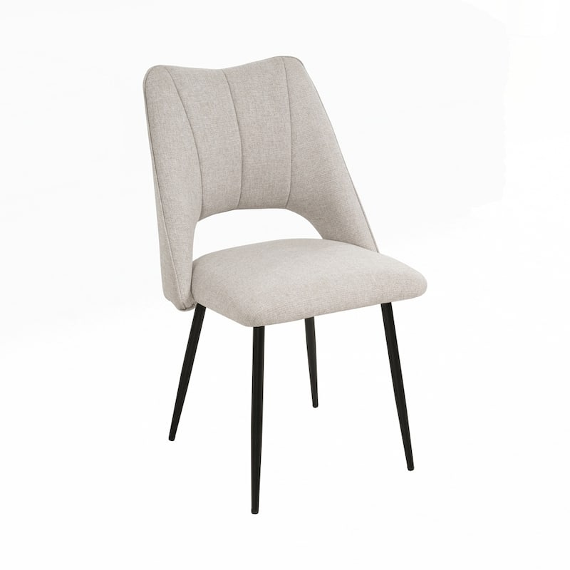 4-Chair With High Resilience Filling and Metal Legs