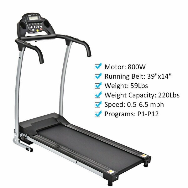 Gymax folding electric treadmill reviews clearance
